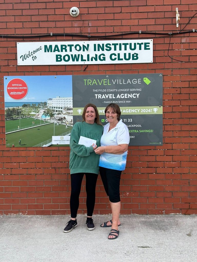 Marton ladies winner - Sharon Tatem Marton ladies winner