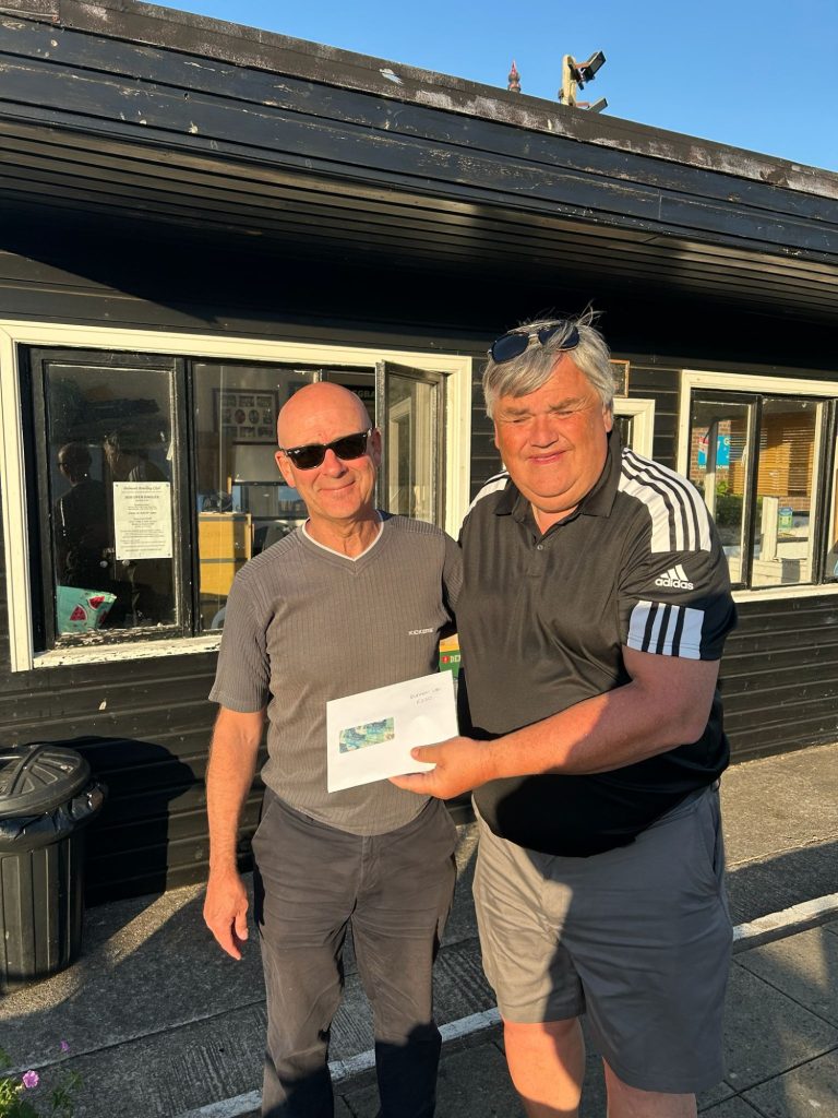 Over 50's runner-up - Steve Atkinson Over 50's runner-up